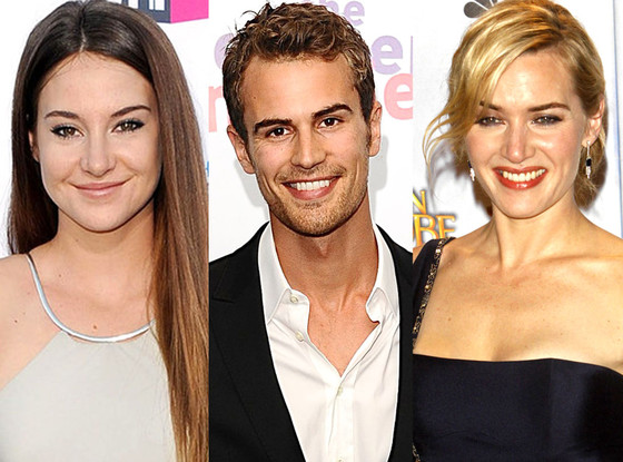 Theo James, Kate Winslet, Shailene Woodley Theo James, Kate Winslet, Shailene Woodley